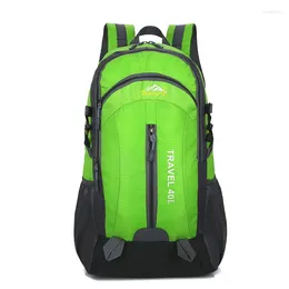 Backpack 2024 Men Outdoor Sport Women 40L Hiking Camping Bag With USB Charger Travel Computer Notebook Casual Daypack