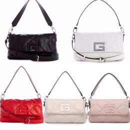 70% Off Gus Homes New Fashionable Soft Leather Lingge Big g Letter Single Shoulder Oblique Cross Underarm Womens Bag