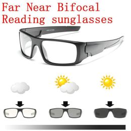 Sunglasses Outdoor Pochromic Multifocal Reading Glasses Women Men Diopter Eyeglasses For Near And Far Sports Bifocal UV400 NXSunglasses 265p