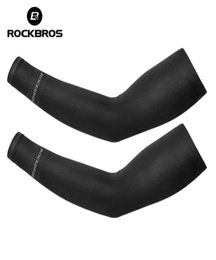 ROCKBROS Warmers Cycling Arm Sleeves Protective Gear Men Women Summer Seamless Quick Dry Sun Protection Sleeve Running Wear Access3652411