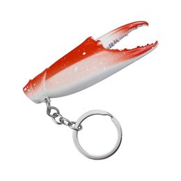 Creative Crab Foot Open Flame Lighter Metal Gas Unfilled Keychain Cigarette Lighter Gift Cigarette Wholesale