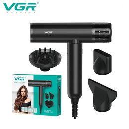 VGR Hair Dryer Professional Air Blower Brushless Motor Hair Dryer Machine 110000 RPM Hair Dryer Negative Ion Barber Salon V-427 240509