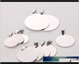 silestone quartz 50Pcslot Customize Engrave Polished Stainless Steel Charm Round Dog Stamping Blanks Jewelry Pendant Uknng8019063