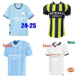 24 25 HAALAND SOCCER JERSEYS Chinese New Year OF THE Dragon DOKU RODRIGO GREALISH MANS CITIES DE BRUYNE FODEN 2024 24 25 football shirts champions final