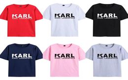 2022 New Fashion karl High Quality Men039s T Shirt Black Multicolor Fashion Stylist Ladies TShirt Top Couple Short Sleeve SXX3591054
