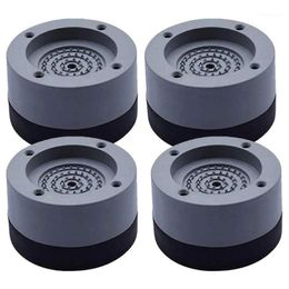 4pcs Washing Machine Anti-slip -absorbing Rubber Pad Universal Refrigerator Furniture Heightened Base1 2203