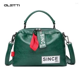 Shoulder Bags High Quality Solid Colour Soft Leather For Women 2024 Designer Female Crossbody Casual Handbags Sac A Main