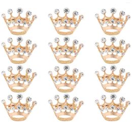 Brooches Alloy Crystal Crown Diamante Wedding Party Pageant Tiara Suits Brooch Pin 2.8x2cm