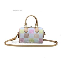 Ladies Fashion Fashion Designer bag Upgrade N40515 Pink Green 20cm Canvas Rendering Casual Totes Bag Neve Crossbody Bags Top Brand Handbag Shell Bag 3a