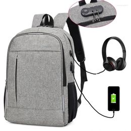 Backpack Women Men Fashion Anti-theft Mens USB With Charger Port Waterproof Bag Laptop Notebook Travel School