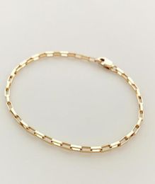 14K Filled Chain Handmade Jewellery Boho Charms s Vintage Anklets Women Bridesmaid Gift Gold Bracelet5445905