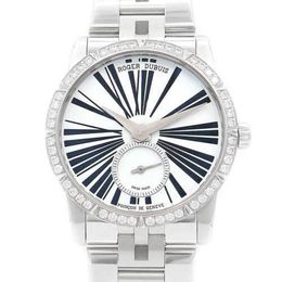 Designer Luxury Watches for Mens Mechanical Automatic Roge Dubui Excalibur 36 Diamond Bezel Dbex0377 White Boys Womens Automa