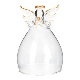 Storage Bottles Astetic Room Decor Glass Cover Preserved Flower Rose Upholstery Trim Bell Cloche Gifts For Mom Interior Decorations House