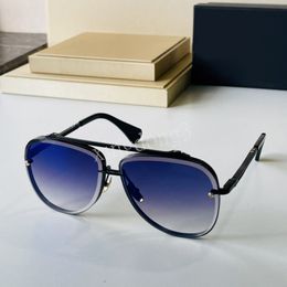 Top Square Sunglasses Fashion Ladys Designer Gold Glasses New High Quality Sun glasse Metal Frames Grey Gradient Lens 62mm with box 235J