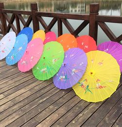 Adults Size Japanese Chinese Oriental Parasol handmade fabric Umbrella For Wedding Party Pography Decoration umbrella DH95803099203