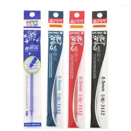 Magic Erasable Gel Pen 0.5mm Refill Dark Blue Black Red Ink Children Student Stationery Gift School Office Supplies 20pcs