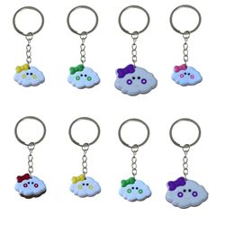 Keychains Lanyards Cloud Keychain For Classroom Prizes Pendants Accessories Kids Birthday Party Favours Women Keyring Suitable Schoolba Otxj8