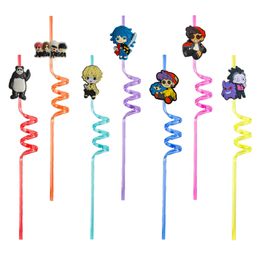 Drinking Sts Characters Themed Crazy Cartoon Party Supplies For Favors Decorations Christmas Kids Pool Birthday Summer Favor Plastic P Otfp4