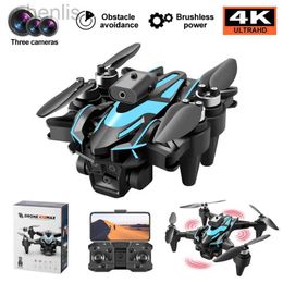 Drones Rc drone 4K high-definition three camera aerial photography optical flow helicopter obstacle avoidance remote control brushless motor d240509