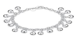 925 Silver M Girl Baby Mom Gift Jingle Bracelet Ball Silver Chain Bracelet H0564917384