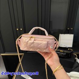 Women Crossbody Bags Shoulder Handbags Designer Luxury Mini Portable Box Tiny Cosmetic Case Lipstick Bag Ladies Fashion Purses Golden C Cnvd