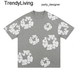New 24ss Designer Mens t Shirts Floral Graphic Harajuku Shirt Streetwear Woman Tshirts Spring Summer Womens Tshirt ggitys 9CE4