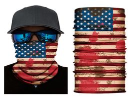 Sport Face Masks Trump US Flag Style Seamless Bandanas Multifunctional Cycling Scarf Skull Magic Turban Women Men Outdoor Headband2173080