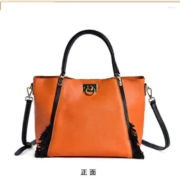Bag 2024 Explosions Casual Women's Bags European And American Fashion Large-capacity Leather Handbag Women Shoulder
