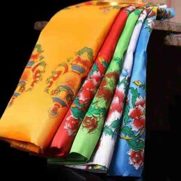 Accessories 5PCS 160CM/240CM Buddhist Prayer Flag Colorful Hada Tibetan Ornaments Auspicious Printed Pattern Ribbon Silk