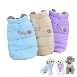 Dog Apparel Winter Warm Small Clothes Pet Down Jacket Thicken Dogs Coat Windproof Clothing For Yorkie Chihuahua Costume