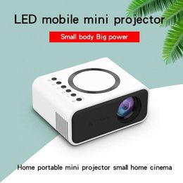 Projectors YT300 mobile projector 320 * 240P portable high-definition home Theatre bedroom projector built-in audio USB wireless+plug-in thug J240509