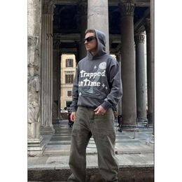 Graphic tee designer hoodie Mens Y2k hoody 3D Foam Graffiti Letter Sweater Hip Hop Harajuku Sweatshirts Pullover Women 5c83