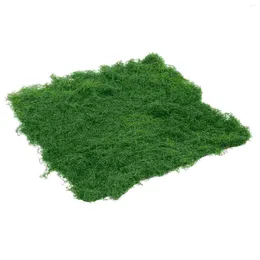 Decorative Flowers Artificial Fake Moss Pad Mini Garden Micro Scene Layout Prop Grass Realistic Turf Landscape Accessory Outdoor Faux Plants