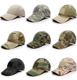 2020 Outdoor Sport Snap back Caps Camouflage Hat Simplicity Tactical Military Army Camo Hunting Cap Hat For Men Adult Cap9235222