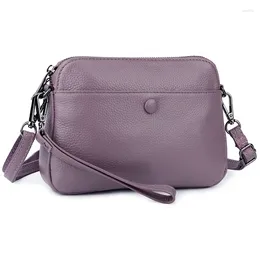 Shoulder Bags Women's Genuine Leather Small Handbag Woman Messenger Bag Ladies Hand Luxury Handbags Women Designer Sac