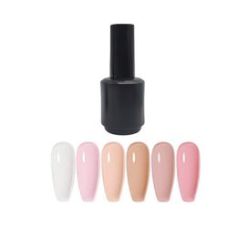 6 colors 15ml nude color nail gel polish Soak Off long lasting UV Gel Polish 2Pcs /Set