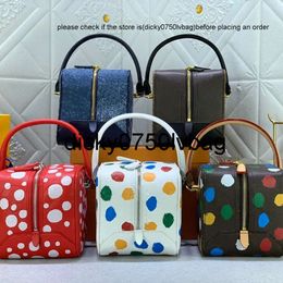Louisehandbag Luis Viton Bag x Yk Infinity Square Dots Capucines Dice Bags Rania Cute Totes Handbag Leather Designer Colourful Clutch Wallet Purse Cross Body Pouch fo