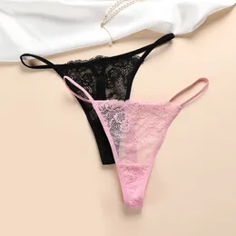 Women's Panties Sexiest For Women Sexy Lingerie Thin Strap Lace Thong Low Waist Seamless Transparent Woman Clothing Lenceria