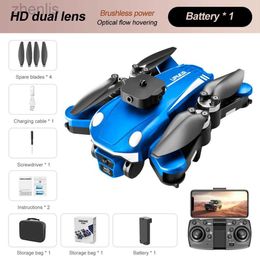 Drones New drone professional dual camera 4K ESC WIFI FPV obstacle avoidance four axis folding RC aerial photography d240509