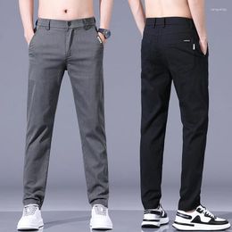 Men's Pants 2024 Summer Middle And Young Thin Style Slim Fit Comfortable Daily Versatile Light Business Casual