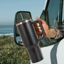 Mugs 40 Oz Tumbler With Handle And Straw Lid 1200ML Tumblers Travel Mug