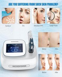 Portable Microneedle Fractional RF Machine Equipment NoNeedle Mesotherapy meso gun skin rejuvenation wrinkle removal face lifting5033367