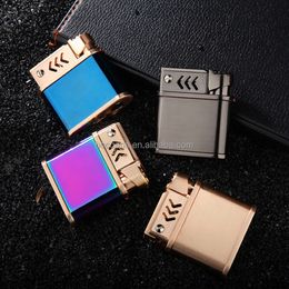 Chief Cf Metal Kerosene Lighter Automatic Ignition Personality Windproof Vintage Lighter Wholesale