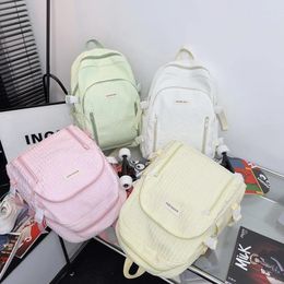 Backpack Schoolbag Female College Student Niche Design Japanese Sweet Girl Back Pack Candy Colors Casual