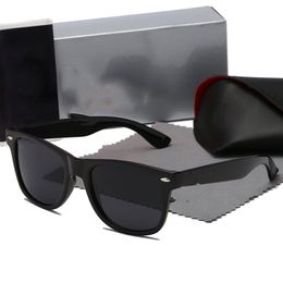 Brand designer Polarised Sunglasses 2140 ray Men Women Pilot Sunglasses UV400 Eyewear Glasses Metal Frame Polaroid Lens With box 242U