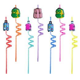 Christmas Decorations Lage And Themed Crazy Cartoon Sts Plastic Drinking For Childrens Party Favors Supplies Kids Sea St Girls Reusabl Otojp