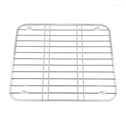 Kitchen Storage Stainless Steel Sink Drainer Rack Multifunctional Fruit Vegetable Dish Drying Protector Grid