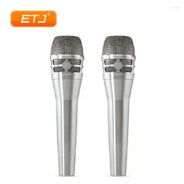 Microphones 2pcs KSM8 Professional Karaoke Microphone Dynamic Vocal Classic Live Wired Handheld Mic Super-Cardioid Clear Sound