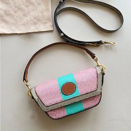 10A Fashion Handbag Shoulder Mini Pvc Designer Purse Pink Bags Canvas Berserk Saddle Backpack Camera Hot New Cross Body Mkvwp