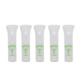 Glass Reusable Philtre Tips For Tobacco Dry Herb Rolling Flat Round Head mixed Colour 36mm Length Cigarette Mouth Tips Smoke Shop